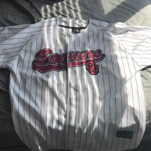 Vintage Oklahoma Sooners Baseball Jersey